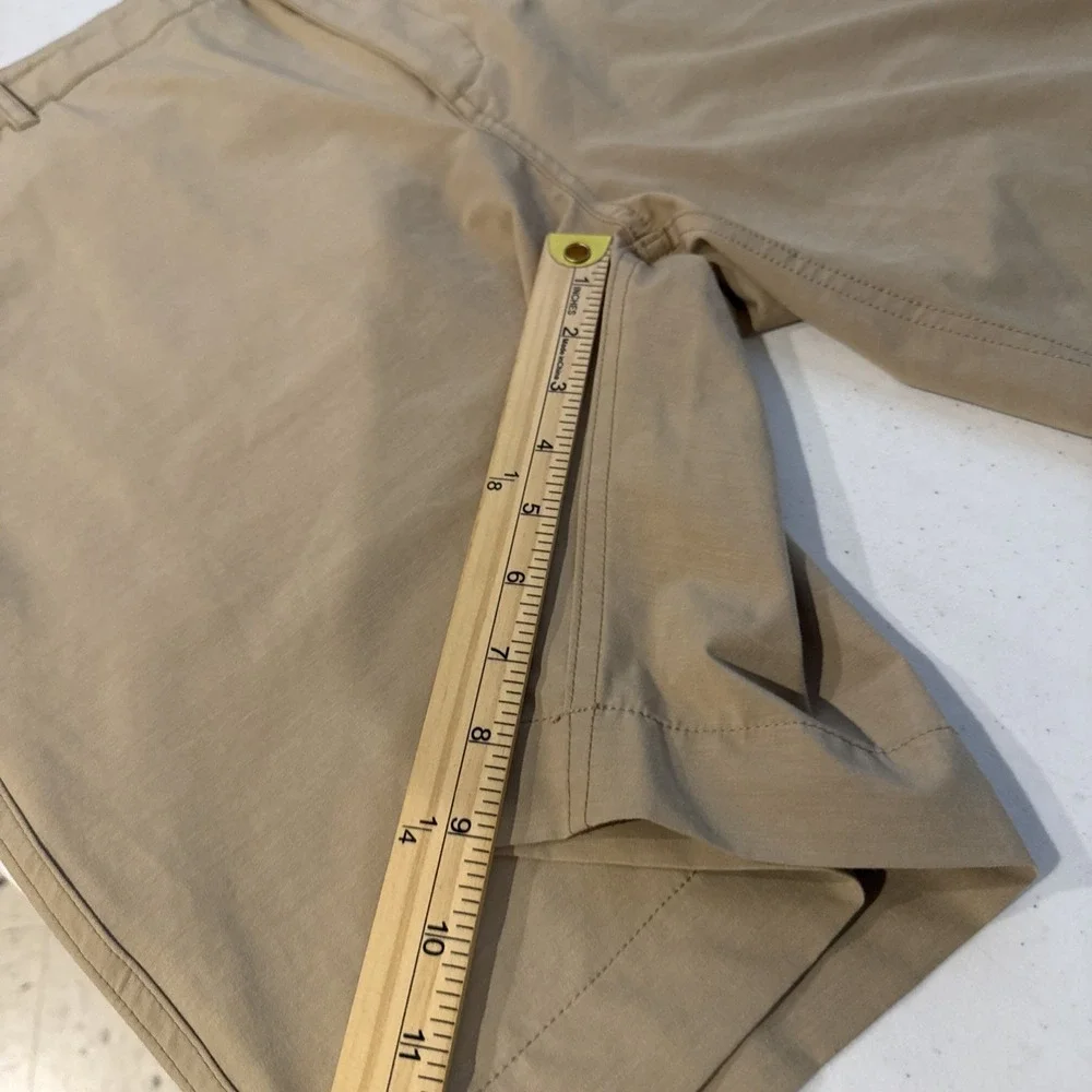 Faherty All Day Shorts Drawstring Men's 38 Beige Stretch 9